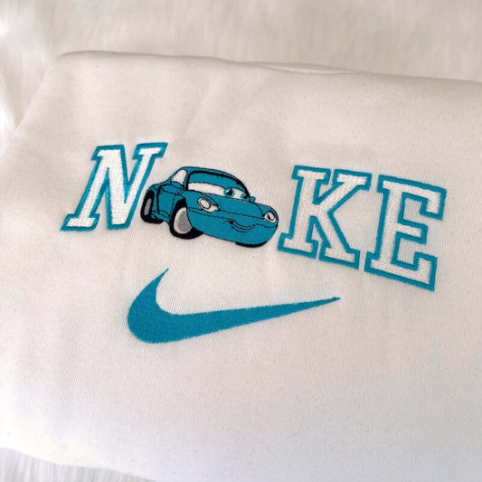 Arabalar McQueen, Sally ve Mater Nakışlı Çift Kombin Tişört, Sweatshirt &amp; Hoodie
