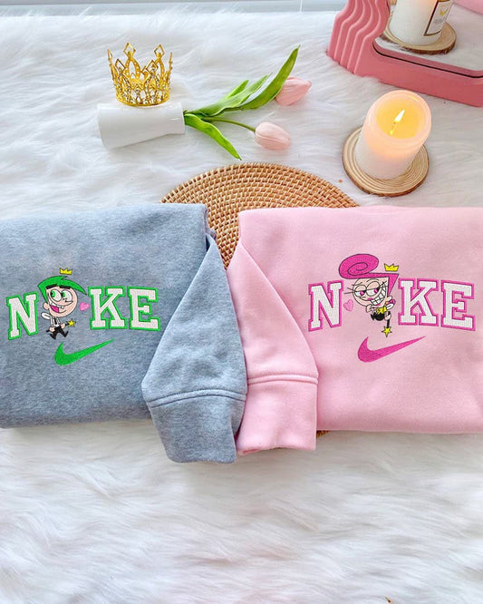 Ailem Bir Acayip Cosmo ve Wanda Nakışlı Çift Kombin
