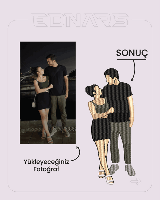 Kişiye Özel Fotoğraf Nakış İşleme Tişört, Sweathirt & Hoodie