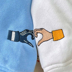 Coraline ve Wybie Nakışlı Çift Kombin Tişört, Sweatshirt &amp; Hoodie