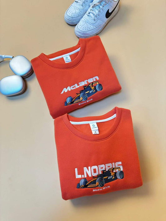 Formula 1 L.Norris ve McLaren Nakışlı Çift Kombin | F1